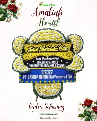 Papan Bunga Duka di Semedo