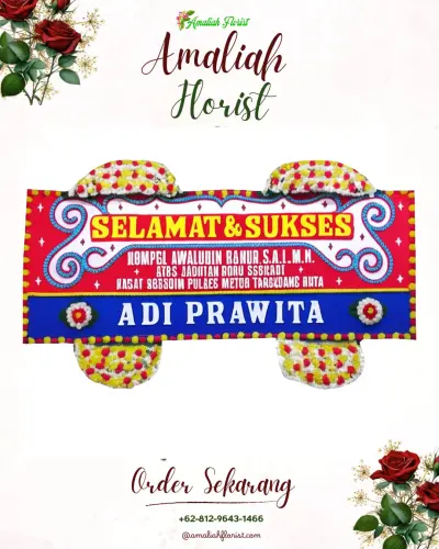 Karangan Bunga Ucapan Selamat di Semedo